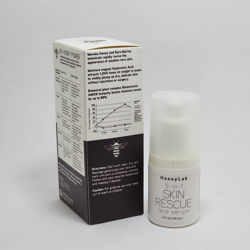 HoneyLab 5-in-1 Skin Rescue Face Serum 2 oz - Anti-aging Active Manuka Honey