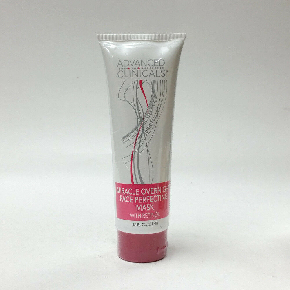 Advanced Clinicals Miracle Overnight Face Perfecting Mask with Retinol 3.5 oz