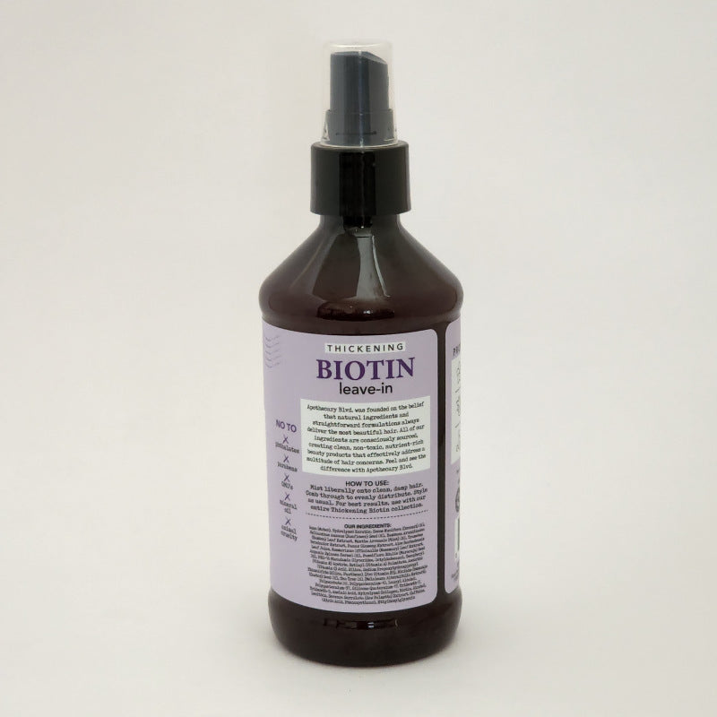 Biotin Leave-in Thickening & Volumizing Hair Treatment 8 oz by Apothecary BLVD