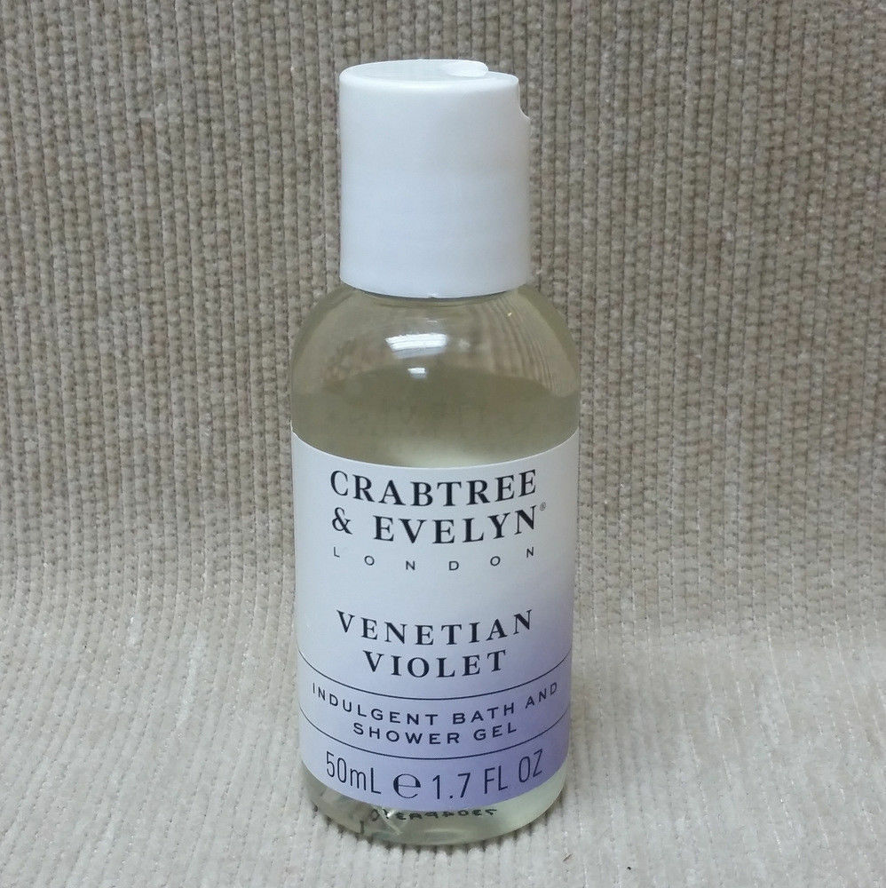 Crabtree & Evelyn Venetian Violet Bath & Shower Gel 1.7 oz Travel Mini Size