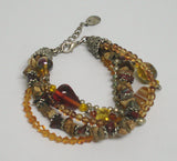 Women Multistrands Stones bracelet