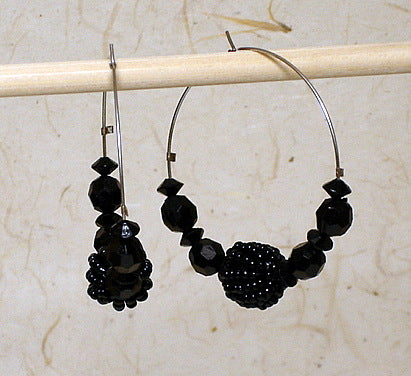 Black Hook Fashion Earrings