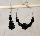 Black Hook Fashion Earrings