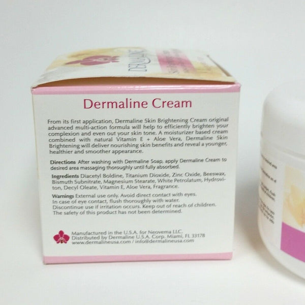 Dermaline Skin Brightening Cream Aloe Vitamin E Dermaline