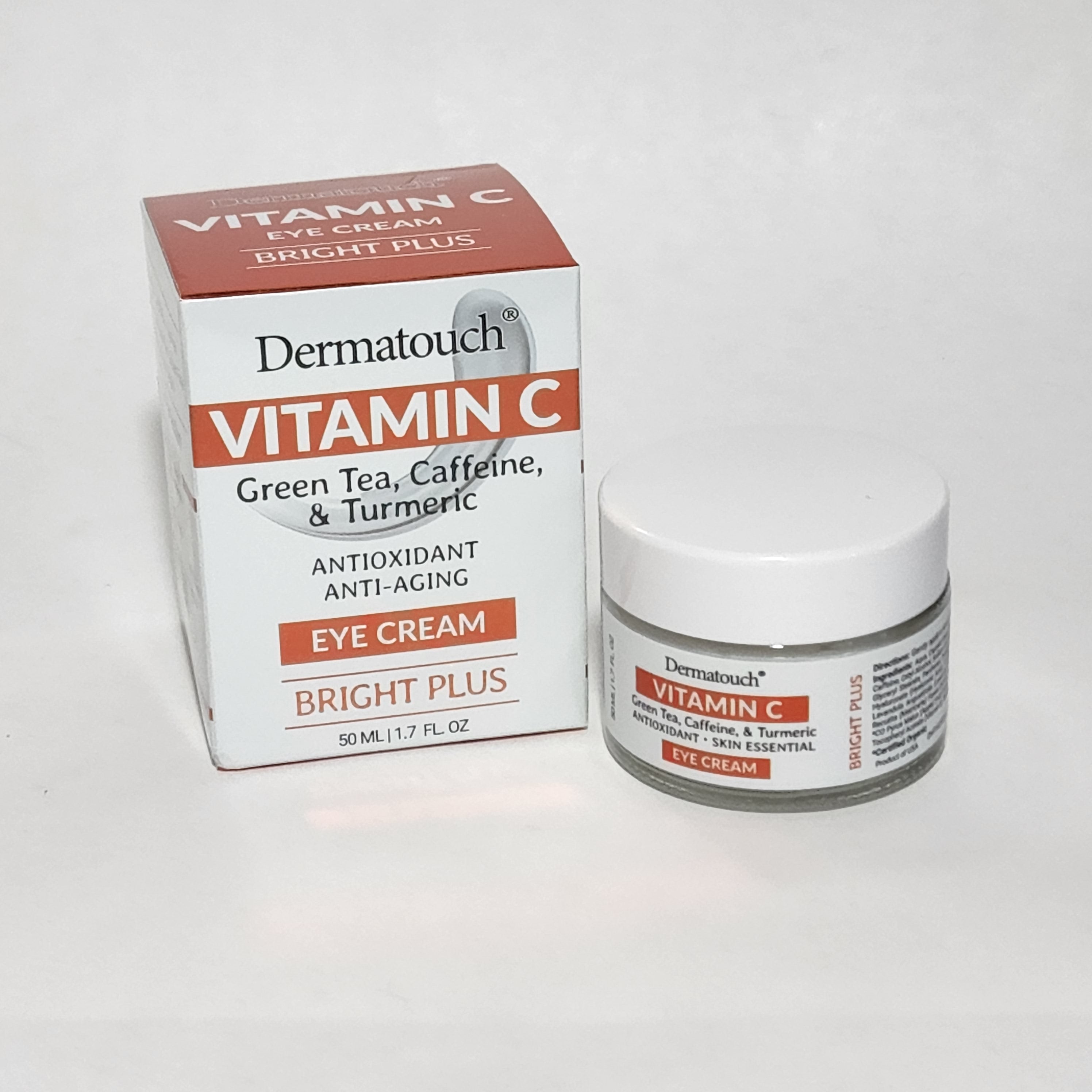 Dermatouch Vitamin C Green Tea Caffeine & Turmeric Eye Cream 1.7 fl oz