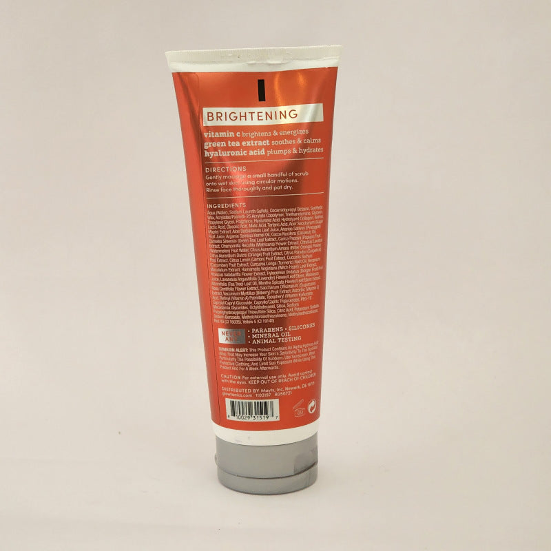 Glowtanic 3-in-1 Vitamin C Brightening Face Scrub Exfoliates Rejuvenates Refresh