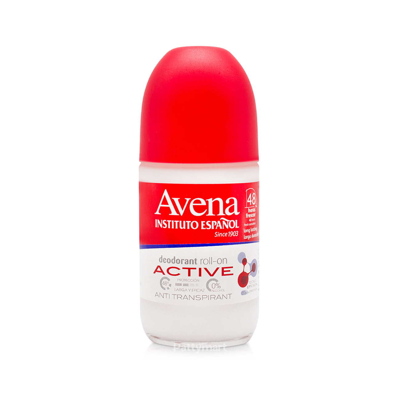 Avena Instituto Espanol Deodorant Roll-on Active Sin Alcohol 2.5 Alcohol-Free