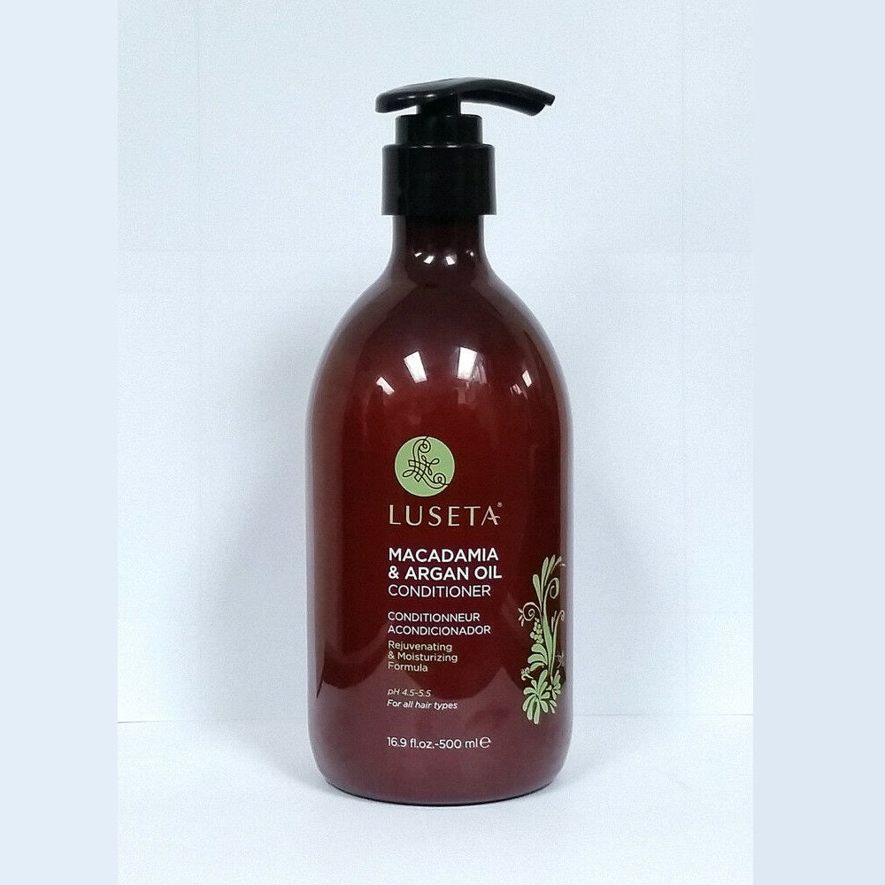 Luseta Macadamia & Argan Oil Conditioner 16.9 oz - Rejuvenating & Moisturizing