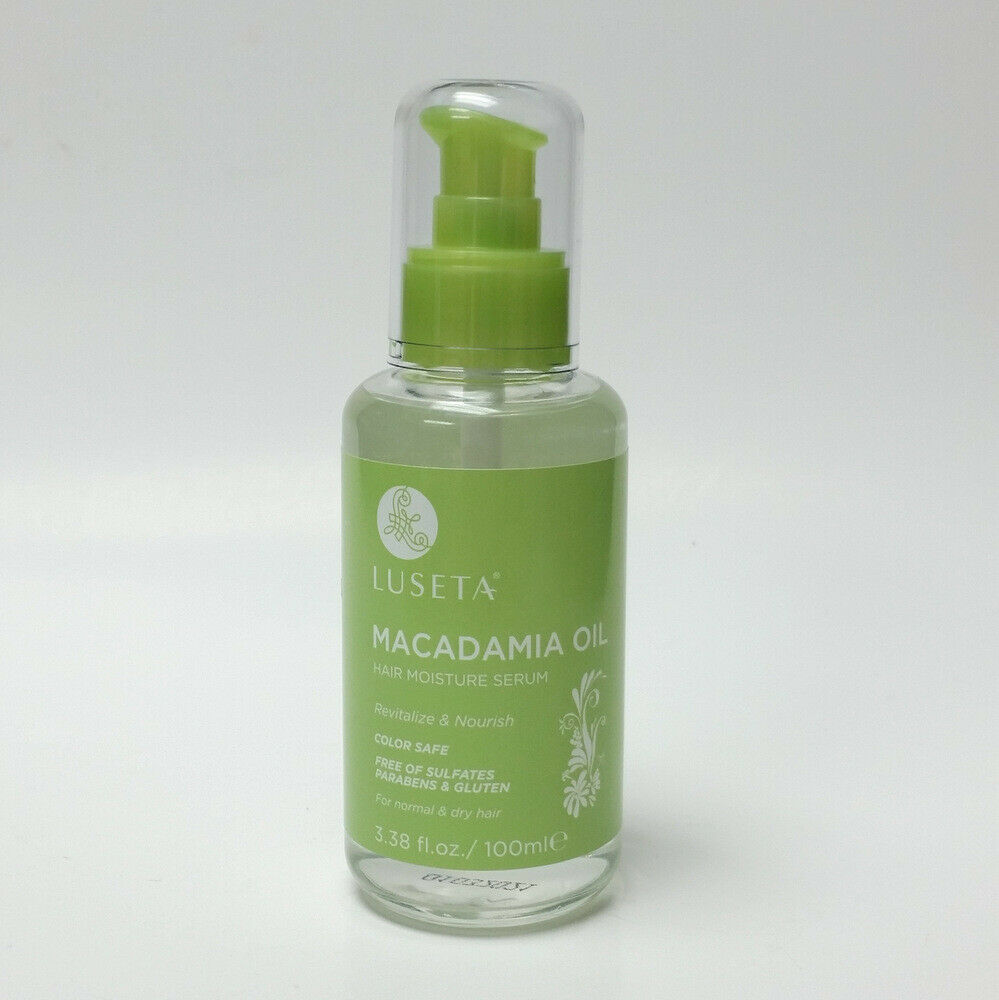 Luseta Macadamia Moisture Hair Serum 3.38 oz Color Safe Paraben Sulfate Free