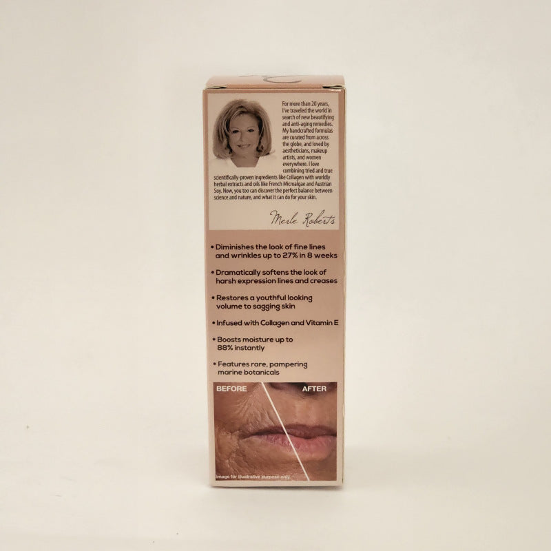 Merle Roberts Collagen Instant Lift Face Serum Lines Wrinkles and Puffiness 1 oz