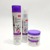 Mirta de Perales Collagen Biotin Shampoo Conditioner Mist Anti-frizz Split Ends 3Pcs