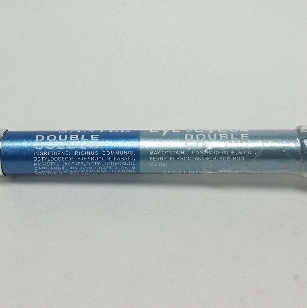 Santee Double Color Jumbo Eyeliner Blue & Baby Blue 4.3 g with Sharpener on Top #4