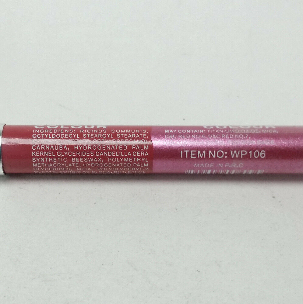 Santee Double Color Jumbo Lip Liner Metallic Pink & Rouge Pink Sharpener on Top