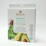 Rata & Co Superfood Broccoli & Avocado Oil Sheet Face Mask 5 PCS Dull Skin