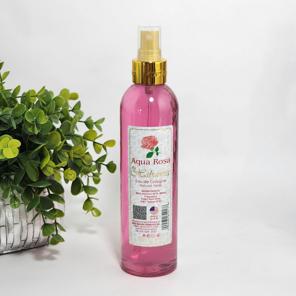 Colonia Rosa Aqua Rosa Cologne Spray by Habanera 8 fl oz Colonia de Rosas Suave ...