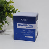 Azure Hyaluronic & Retinol Antiaging Night Face Cream Hydrating Rejuvenate 50 ml