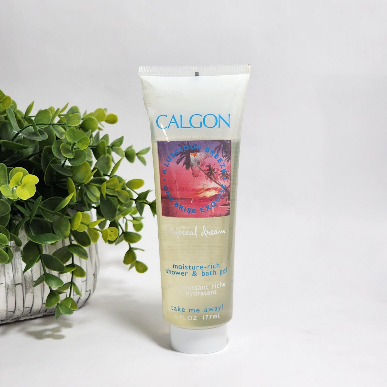 Calgon Tropical Dream Shower Bath Gel Take Me Away! A Luscious Breeze ~ 6 fl oz