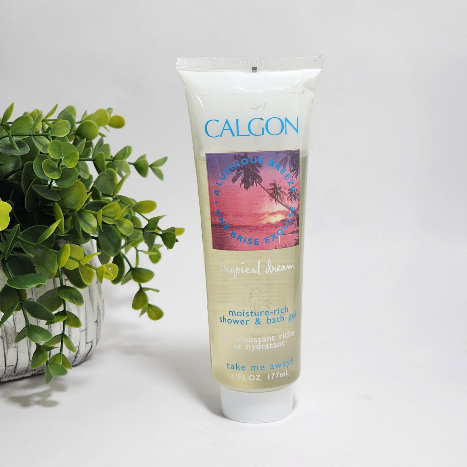 Calgon Tropical Dream Shower Bath Gel Take Me Away! A Luscious Breeze ~ 6 fl oz