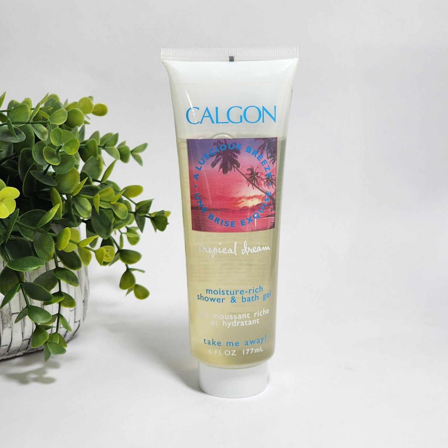 Calgon Tropical Dream Shower Bath Gel Take Me Away! A Luscious Breeze ~ 6 fl oz