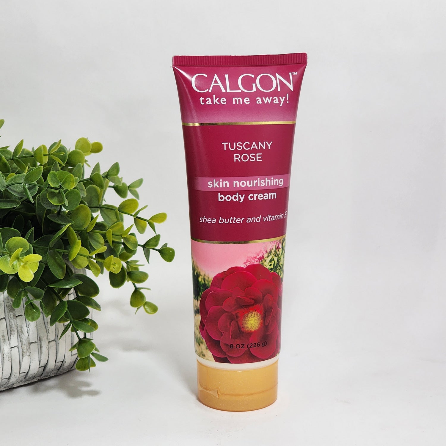 Calgon Tuscany Rose Skin Nourishing Body Cream 8 oz / 226g Calgon Take Me Away!