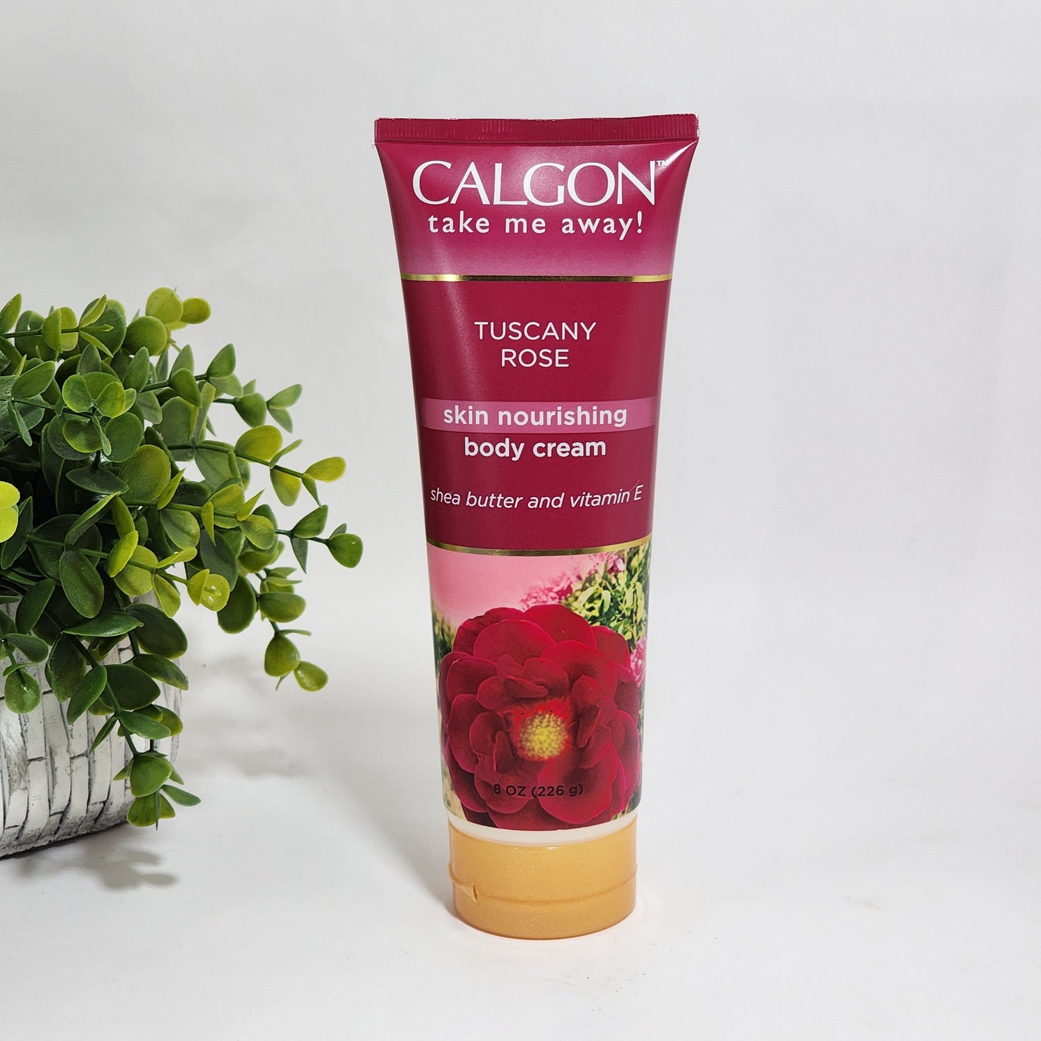 Calgon Tuscany Rose Skin Nourishing Body Cream 8 oz / 226g Calgon Take Me Away!