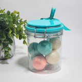 Dirty Works Soap Jar Clean Soft Smooth with 8 Fragranced Soap Spheres 25g each
