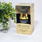 Eva St. Claire 24K Gold + Collagen Cream Illuminates & Firms Aging Skin 1.75 oz