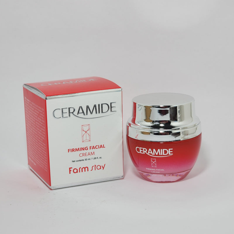 Farm Stay Ceramide Firming Facial Cream Brightening & Wrinkle Improvement 1.69oz