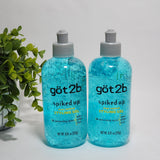 Got2B Spiked up Max-Control Styling Hair Gel Stiffen Hold 8.81 oz - Lot of 2