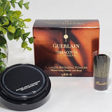 Guerlain Terracotta Mineral Flawless Bronzing Powder with Brush #01 Light ~ New