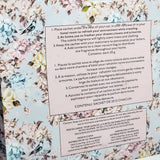 Jasmine Peony Fragrance Sachet for Closet Drawers Bathrooms Car ~ 8-Count