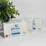 Johnson's Baby Soap 75 g ~ Johnson & Johnson Moisturizing Baby Soap ~ Lot of 3