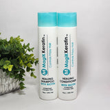 Magik Keratin Healing Shampoo + Conditioner w/ Biotin Controls Frizzy Hydrating