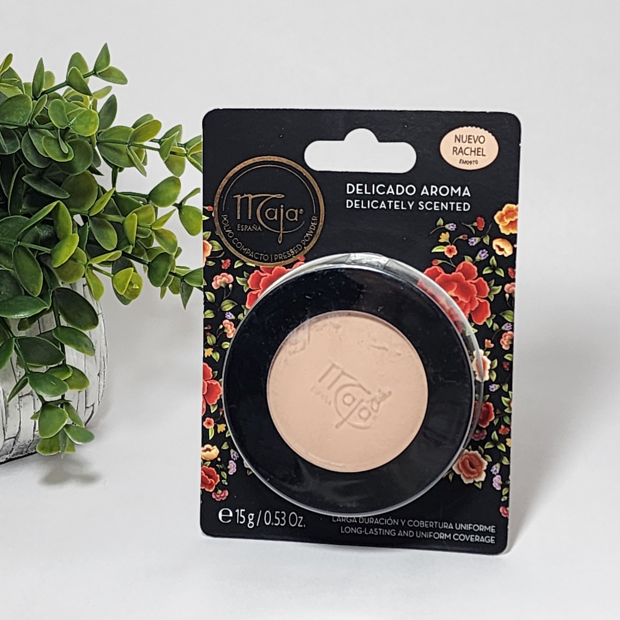 Maja Powder Box Maja Nuevo Rachel Pressed Powder with Mirror ~ Polvo Compacto con Espe ...