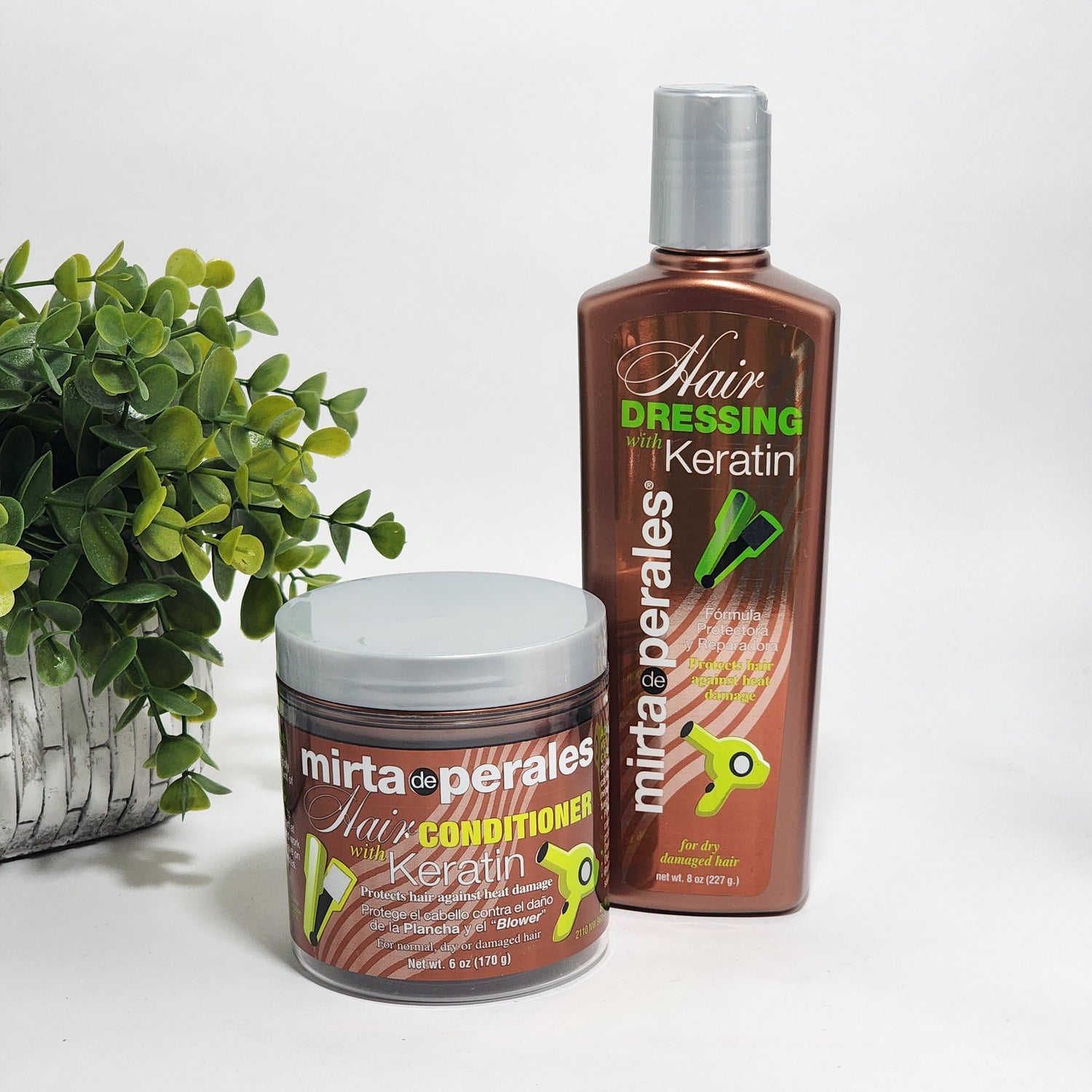 mirta de perales hair dressing cream Hair Dressing Leave-In Cream with Vitamin E for Extremely Damaged Hair- Mirta  de Perales