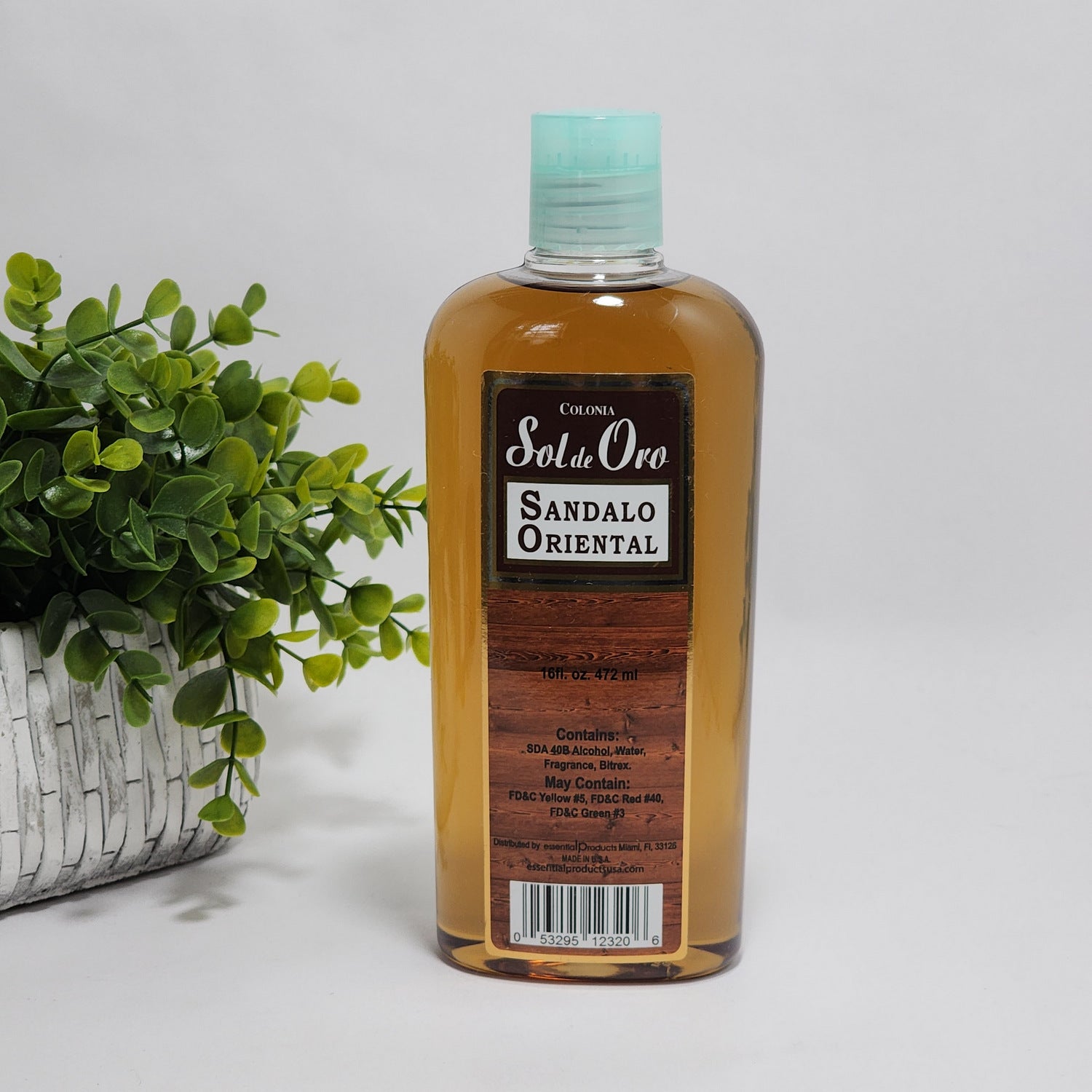 Sol de Oro Sandalo Oriental Cologne Splash Oriental Sandalwood 16 fl oz / 472 mL