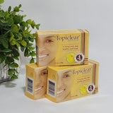 Topiclear Lemon Soap for a Healthy & Fresh Face Skin 3 oz/ 85 g each - 3-Pack