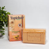 Topiclear Papaya Exfoliating Soap with Apricot Powder Jumbo Size 7 oz / 200 g