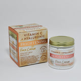 Vitamin C + Hyaluronic Brightening Face & Neck Cream Leaves Skin Radiant 4 oz
