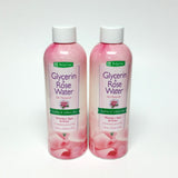 De La Cruz Glycerin - Rose Water Skin Moisturizer 8 oz - Lot of 2 Bottles