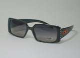 Women's Sunglasses rhinestones black frame gradient lens DG1632