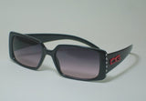 Women's Sunglasses rhinestone black frame pink lens DG1632