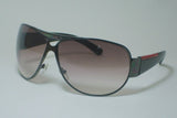 Men's sunglasses Aviator black frame smoke lens S68034