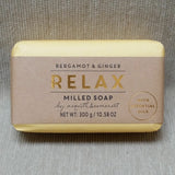 Asquith & Somerset Bergamot & Ginger Relax Milled Soap Bar 10.58 oz