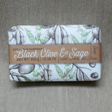 Asquith & Somerset Black Olive & Sage with Natural Shea Butter Soap Bar 10.58 oz