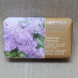 Asquith & Somerset England Angleterre Hydrangea Triple Milled Soap Bar 10.58 oz