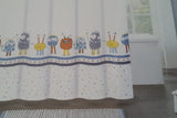 Authentic Kids Shower Curtain Aliens Monsters 72"x72"