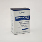 Azure Hyaluronic Collagen Anti-Aging Eye Serum Hydrates De-puffing Anti-wrinkle