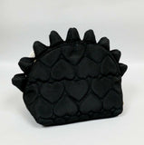 Betsey Johnson Cosmetic Hedgehog Black Pencil Case Clutch Handbag Travel