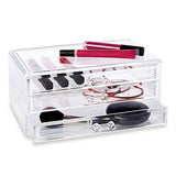 Clearly Chic Deluxe 3 Drawer Cosmetic Organizer